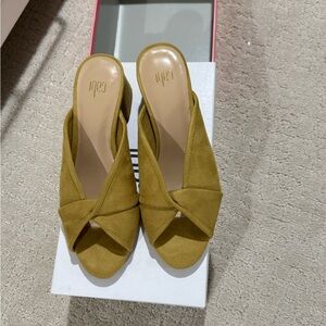 CAbi Mustard Yellow Women's Mules